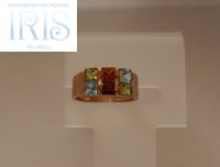Кольцо (цветные камни) - Ювелирная мастерская IRIS-EKB.ru - ремонт и изготовление ювелирных изделий